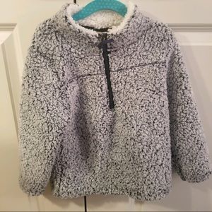 Kids fleece sherpa sweater